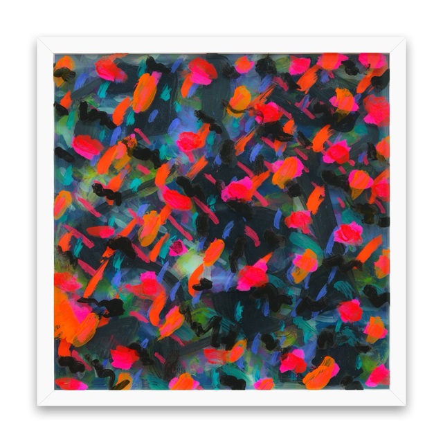 Shadow Zone . acrylic on acrylic . 3 x (17 X 17 inches . 2020