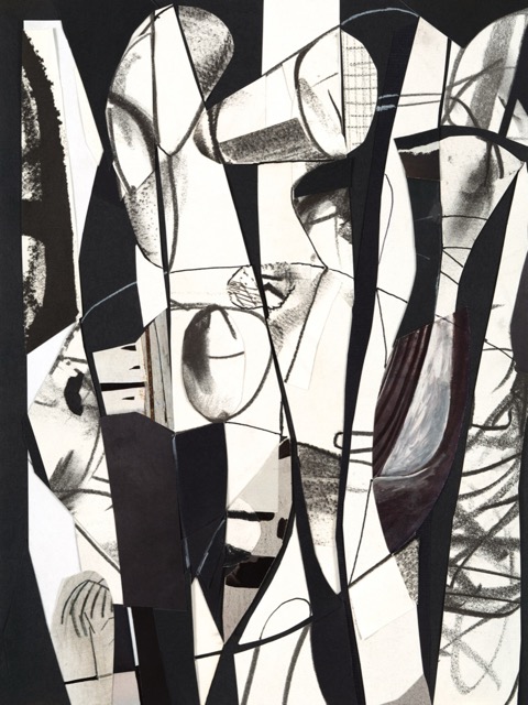 if planted, Relief Wall Sculpture, acrylic paint and archival ink on canvas, 63 x 54 inches, 2023