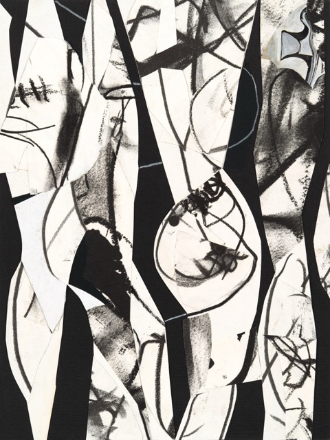 if loved, RRelief Wall Sculpture, acrylic paint and archival ink on canvas, 63 x 54 inches, 2023
