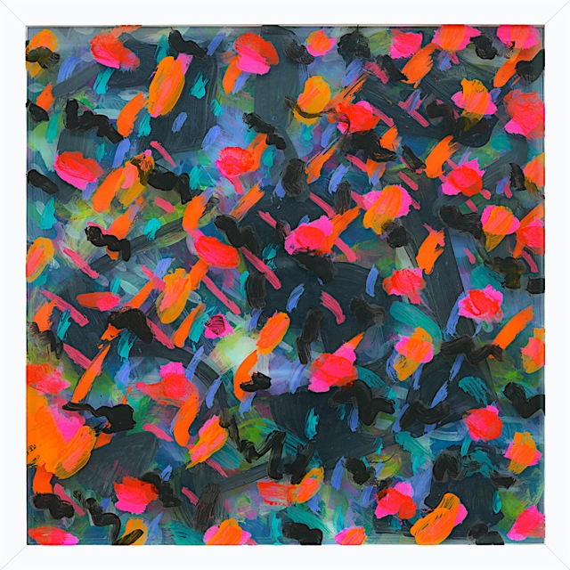 Shadow Zone, acrylic on acrylic, 3 x (17 X 17 inches), 2020