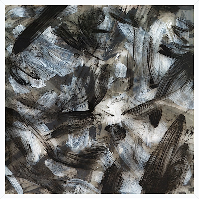 Invisible Beyond, acrylic on acrylic, 3 x (31 X 31 inches), 2020