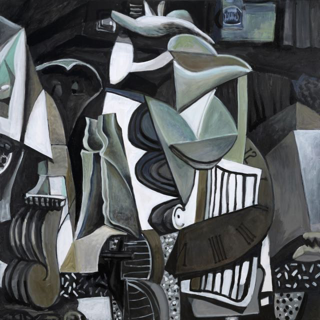 The Eleventh Hour (Infanta), acrylic and oil on canvas, 48 x 48 inches, 2018 