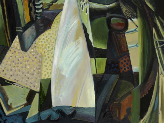 The Wall, oil on canvas, 30 x 40 inches, January 2019