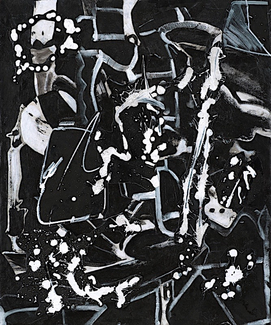 Edge of Darkness, acrylic on canvas, 48 x 36 inches, 2019
