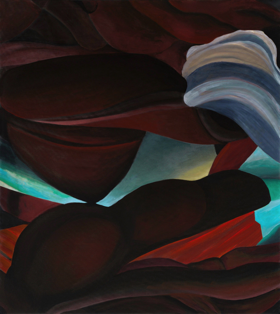 The Promised Land - oil on canvas - 45 x 40 inches . 2020