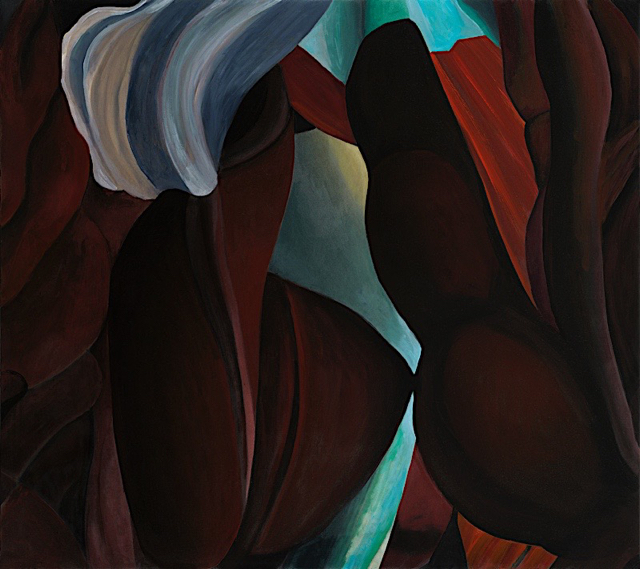 The End of Now, oil on canvas, 40 x 45 inches, 2020