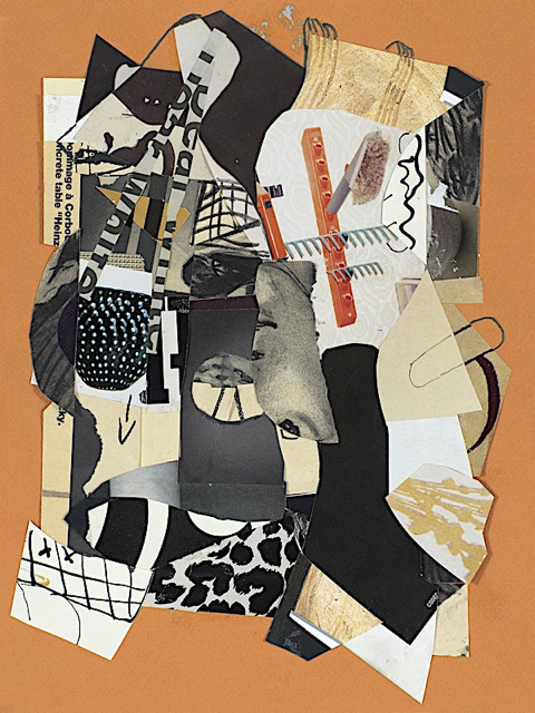 Believable Properties, paper collage and pencil drawing, 12 x 9 inches, July 2020